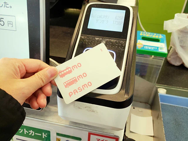 Contactless IC card payment at convenience store register