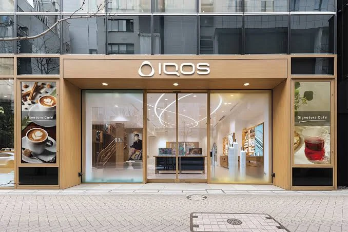 Exterior of official IQOS flagship store in Tokyo